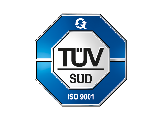 TÜV SÜD ISO 9001 certification mark